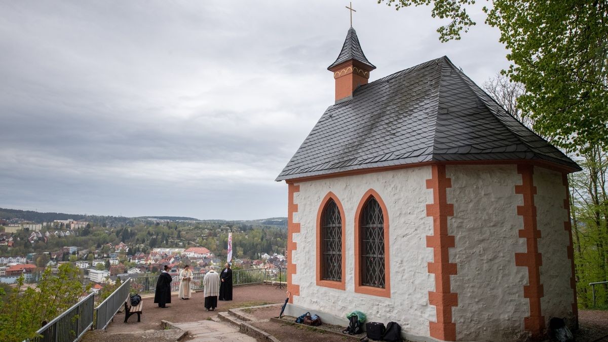 Die nahe dem Ottilienstein erbaute kleine Kapelle 