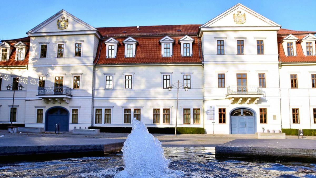 Das Landratsamt vom Kyffhäuserkreis in Sondershausen.