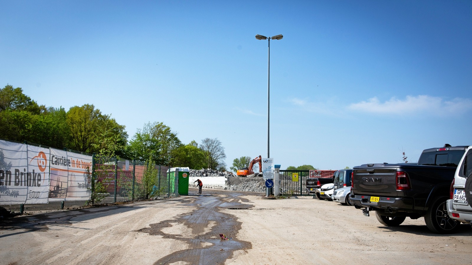 Wattenscheid Verkehrsführung für den ToomBaumarkt steht