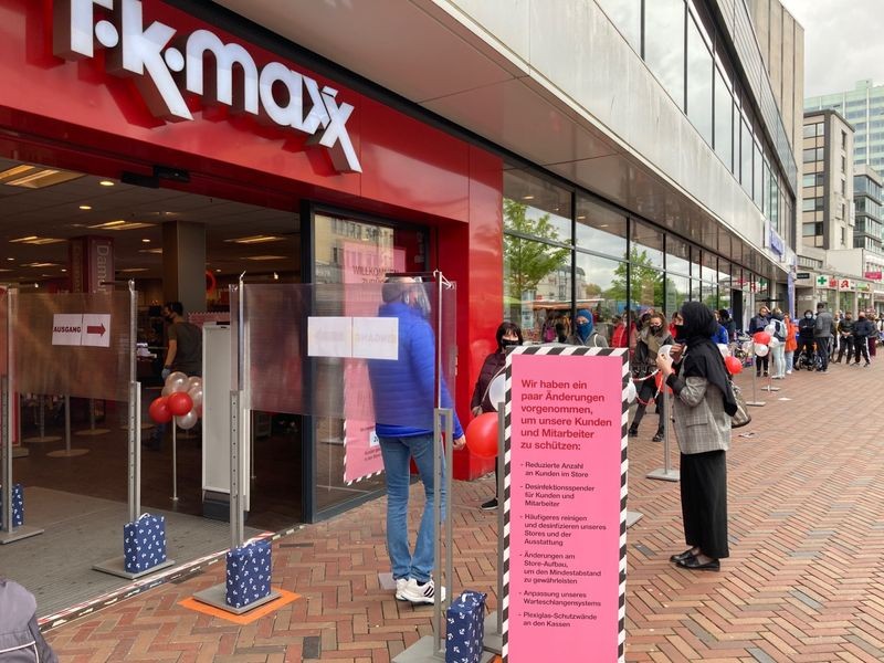BilligModehändler TK Maxx Läden in Hamburg