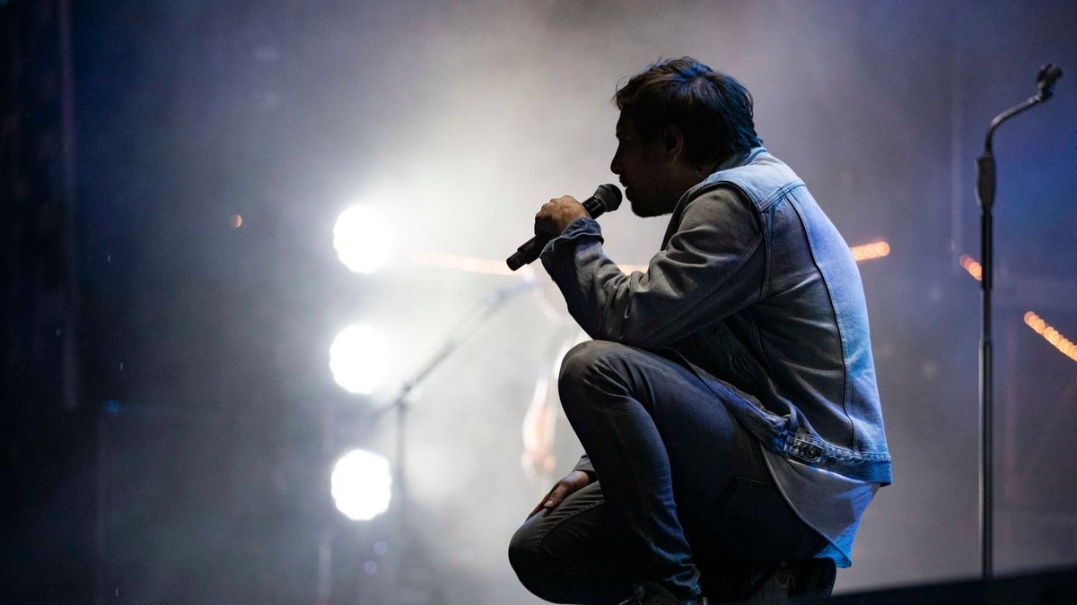 Ein ausverkauftes Autokonzert gab Max Giesinger am Freitagabend auf der Messe Erfurt.