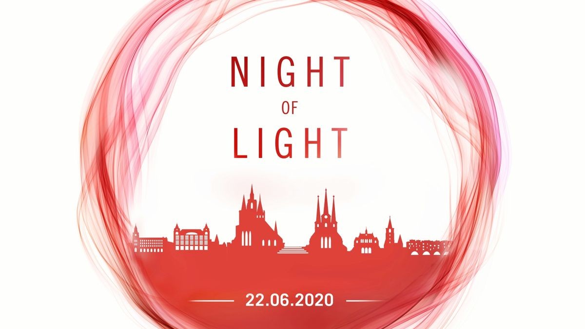 Night of Light - das Logo der Erfurter Aktion.