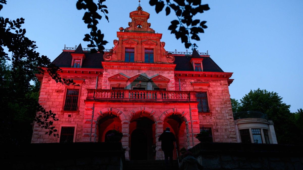 Alarmstufe Rot: Die Villa Haar beteiligt sich an Night of Light.