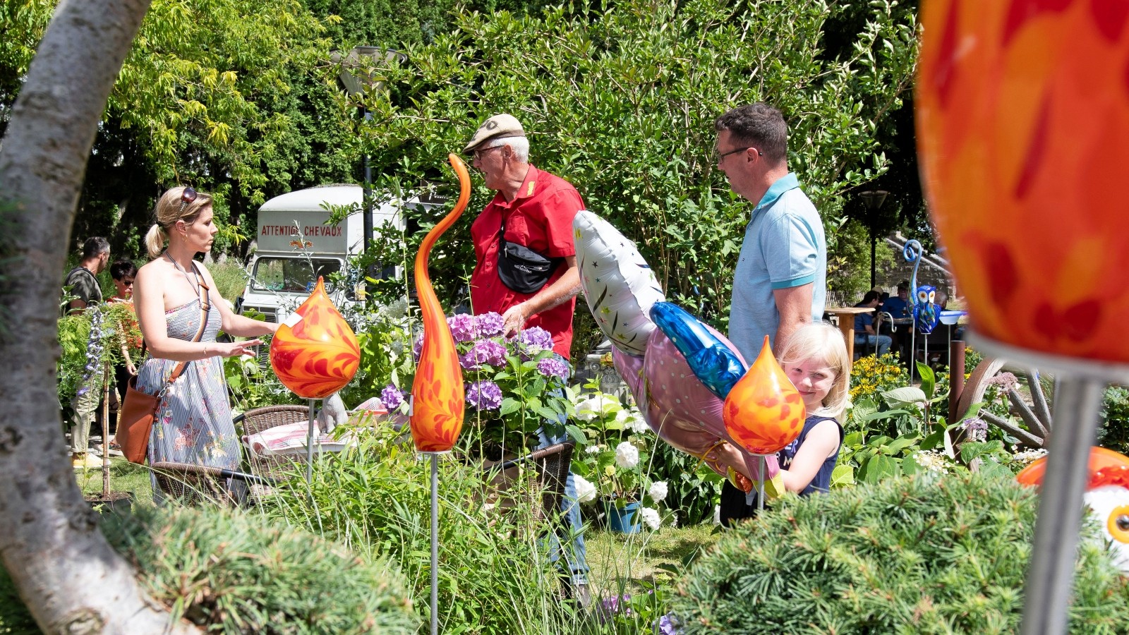Gartenmesse belebt Burggelände in Ohrdruf kräftig