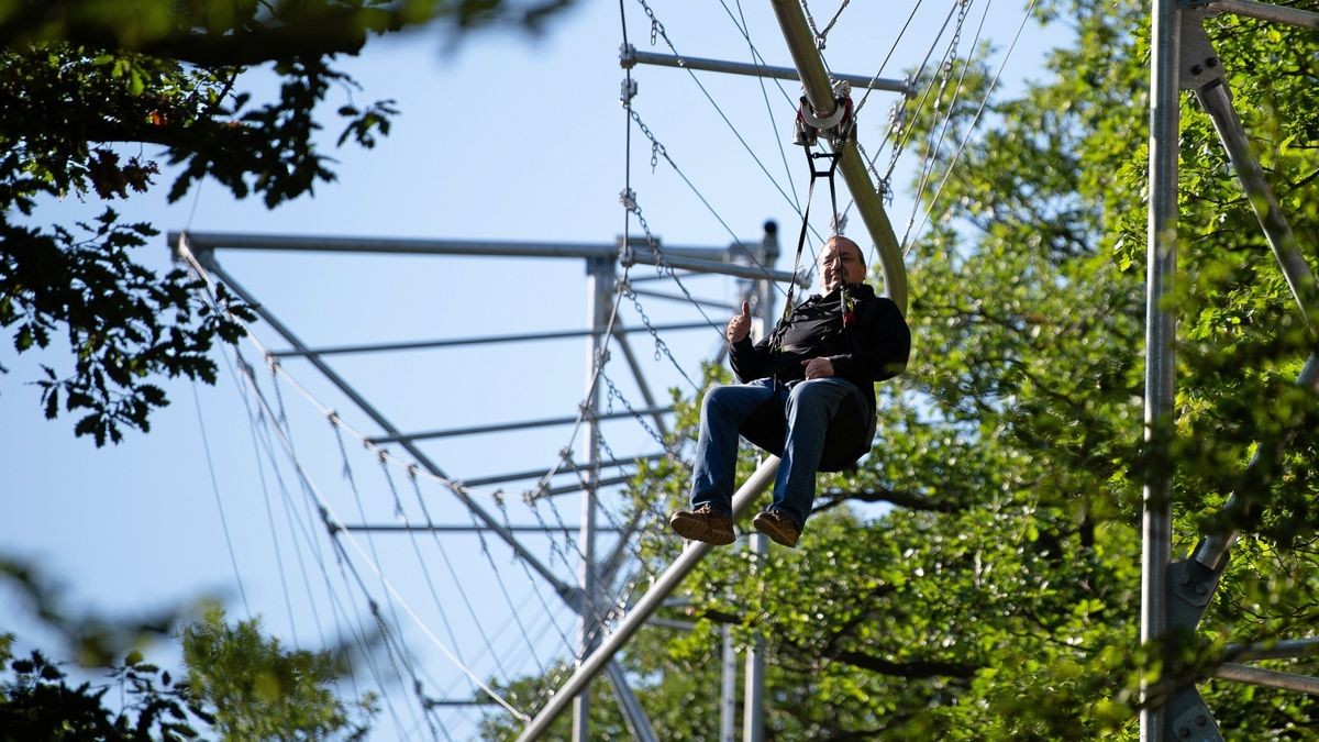 Am 1. August wird die neue Baumschwebebahn im Harz in Betrieb genommen. Sie soll ein Anziehungspunkt für Touristen werden.