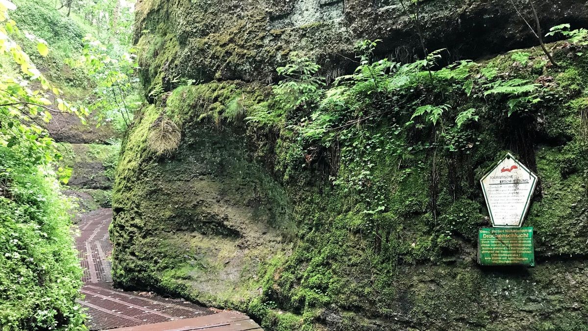 Die Drachenschlucht bei Eisenach ist Teil einer als Premium-Wanderweg eingestuften Route.