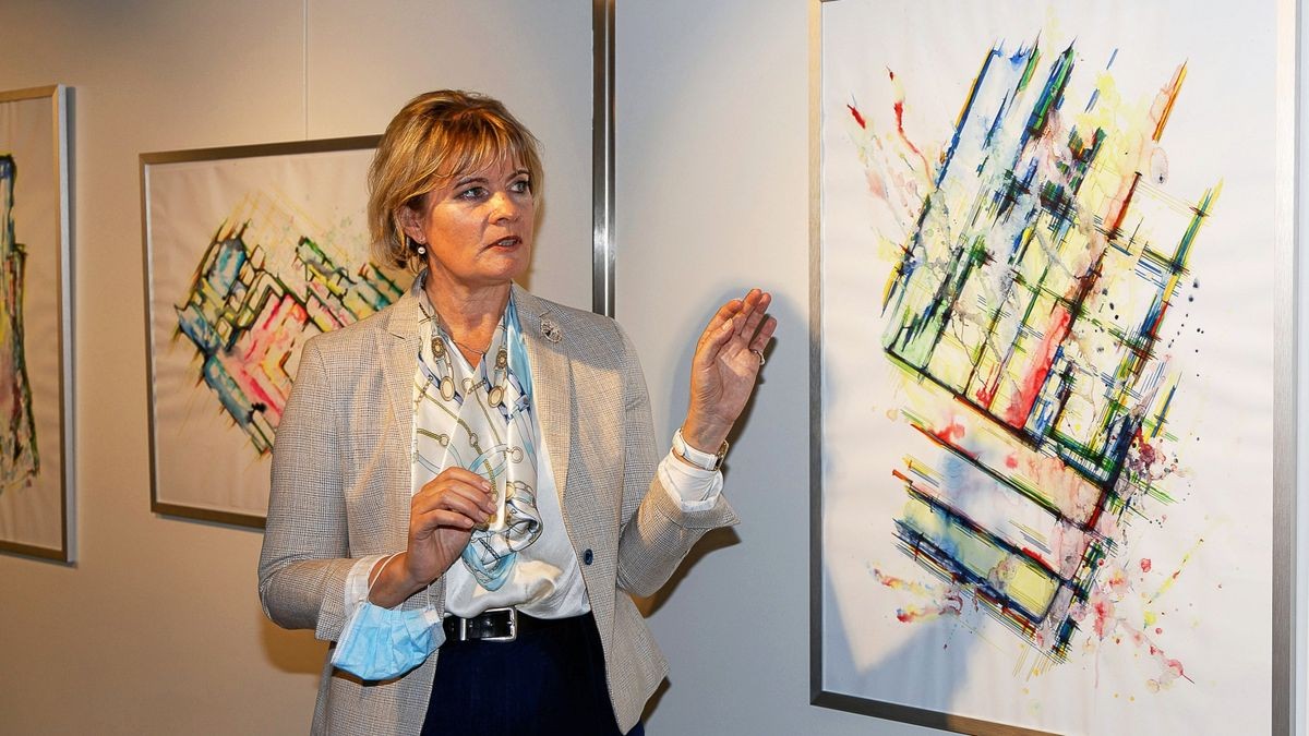 Neben Zeichnungen stellt Elena Timtschenko auch Aquarelle im Kunstforum Gotha aus. (Archiv-Foto)