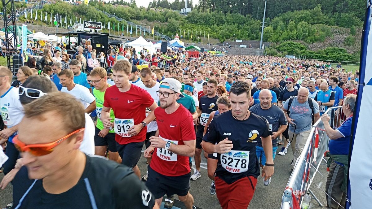 2019 gab es beim Thüringer-Wald-Firmenlauf einen Teilnehmerrekord. Pandemiebedingt ist das Ereignis in diesem Jahr unmöglich. (Archivbild)