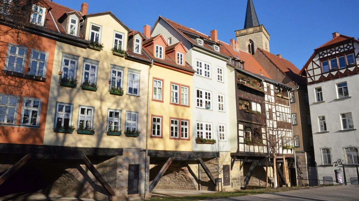 Die Krämerbrücke ist ein beliebtes Fotomotiv von Erfurt-Besuchern (Archivfoto).