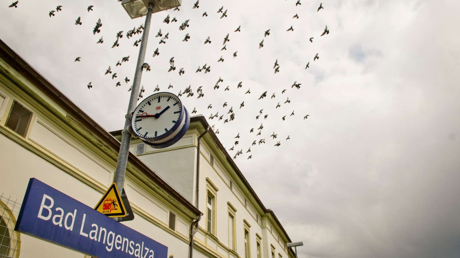 So sieht es im Bahnhof Bad Langensalza aus
