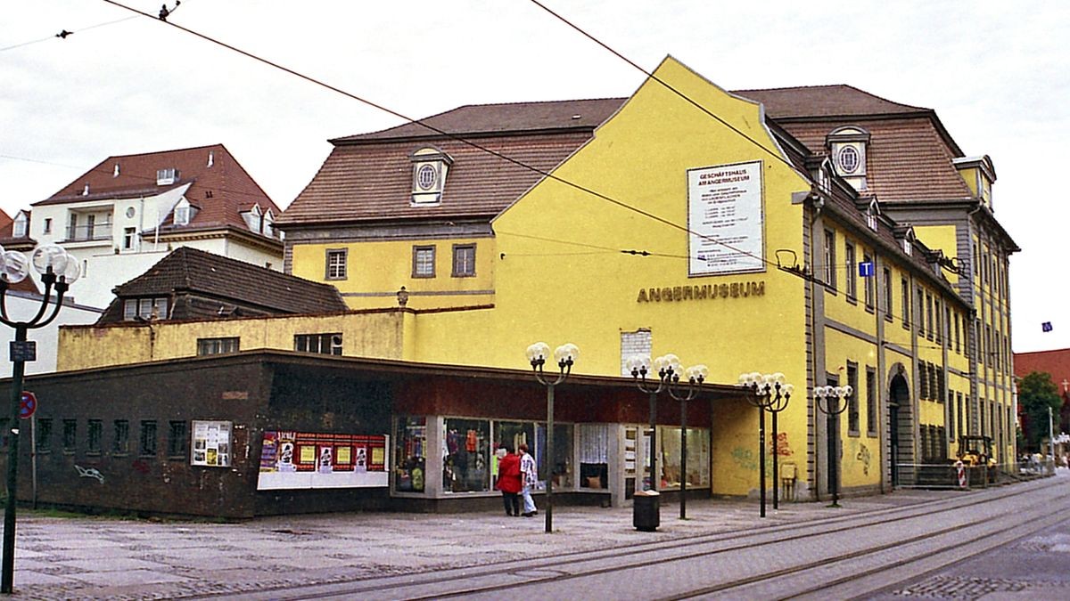 Die historische Aufnahmen der Erfurter Altstadt entstand Ende der 1980er-Jahre. Wo ist sie entstanden?