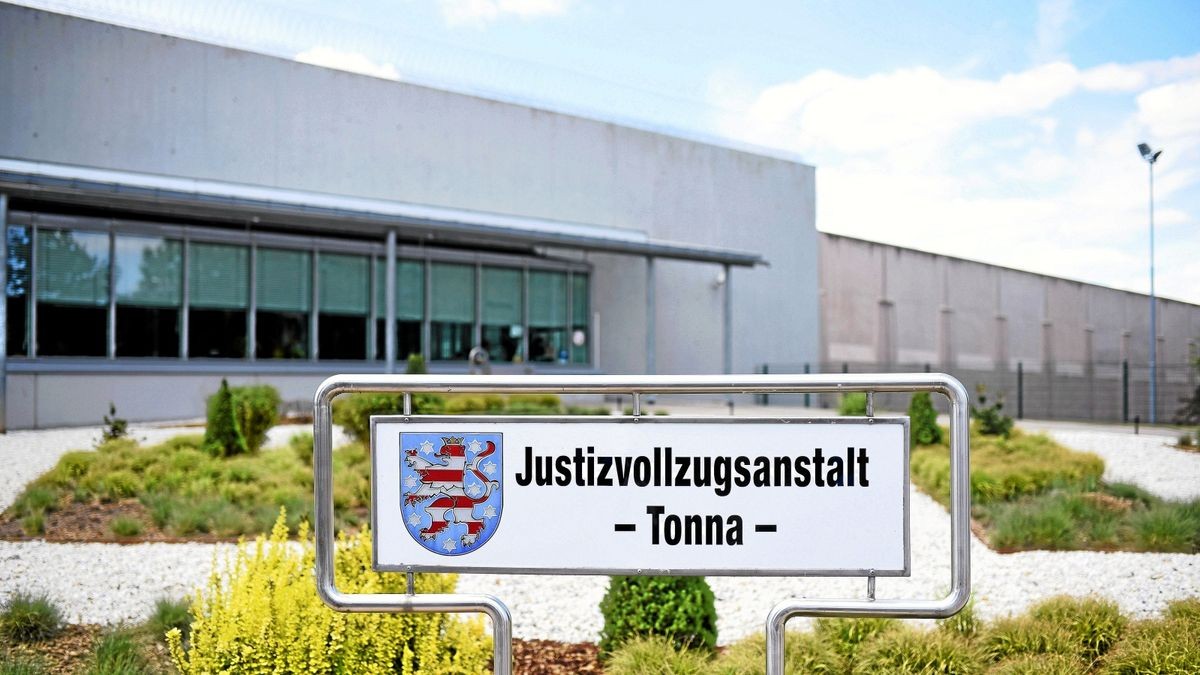 Die Justizvollzugsanstalt Tonna in Gräfentonna (Archivfoto)