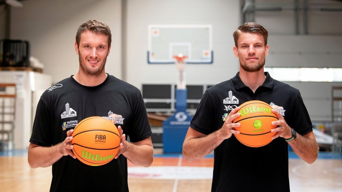 Stephan Haukohl (links) und Andrew Smith sind zwei von insgesamt fünf neuen Spielern von Science City Jena.