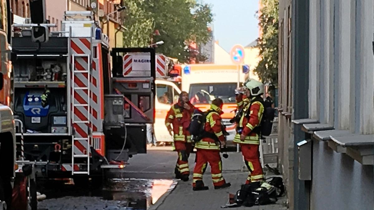 Bei dem Brand in Erfurt kam am Donnerstag ein Mann ums Leben.