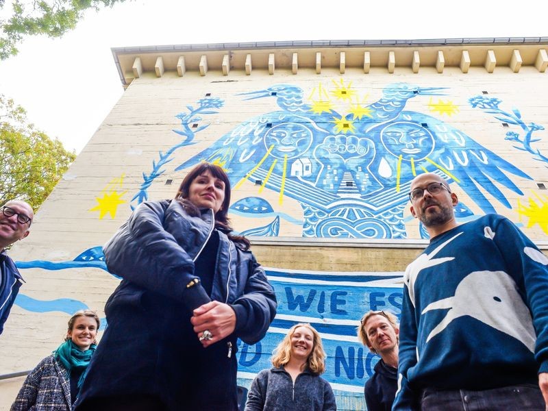 Oberhausen Gemälde auf BunkerWand das steckt dahinter