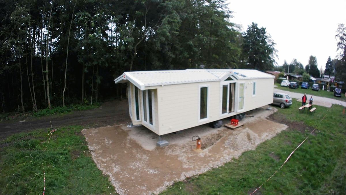 Hauptwohnsitz Campingplatz: In Gera-Aga entsteht Minihaussiedlung