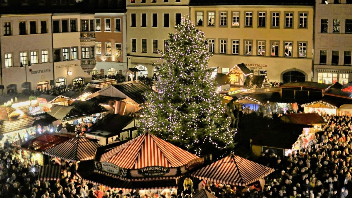 Der Märchenmarkt in Gera (Archivbild).