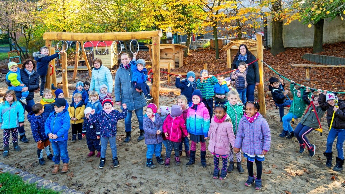 Im Kindergarten St. Josef in Moers ist die Freude groß