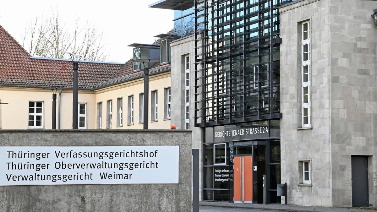 Das Thüringer Oberverwaltungsgericht in Weimar.