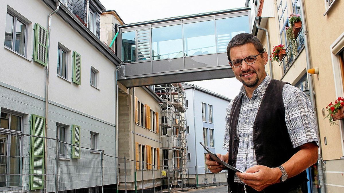 Sven Gerlach leitet das Seniorenheim der Caritas in Nordhausens Altstadt.