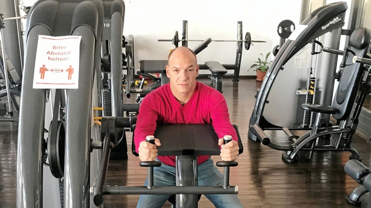 René Wittig kämpft für die Wiedereröffnung der Fitnessstudios in der Corona-Zeit.