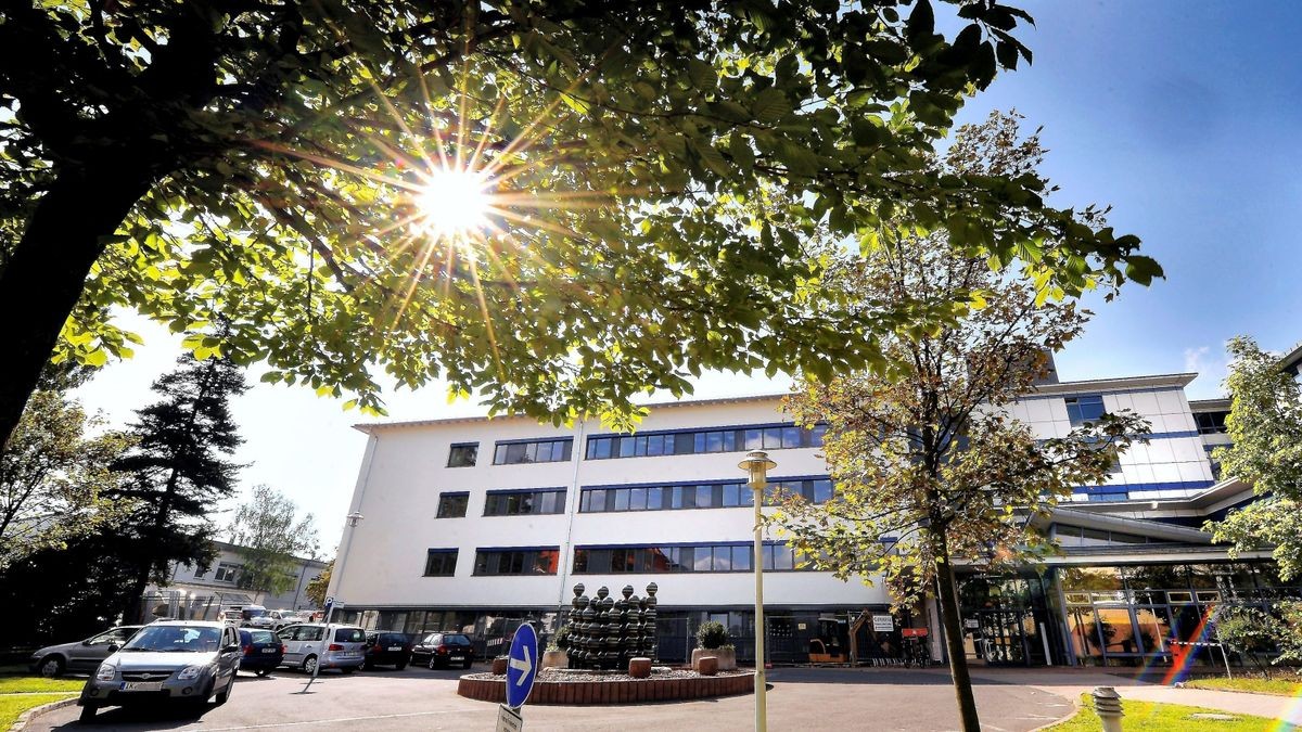 Blick auf Gebäude der Ilm-Kreis-Kliniken in Ilmenau.Foto: Ralf Ehrlich