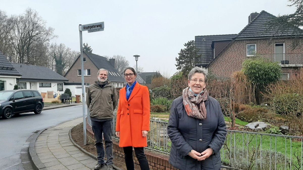 Straßenname als Erinnerung an den Gründer des Rhen