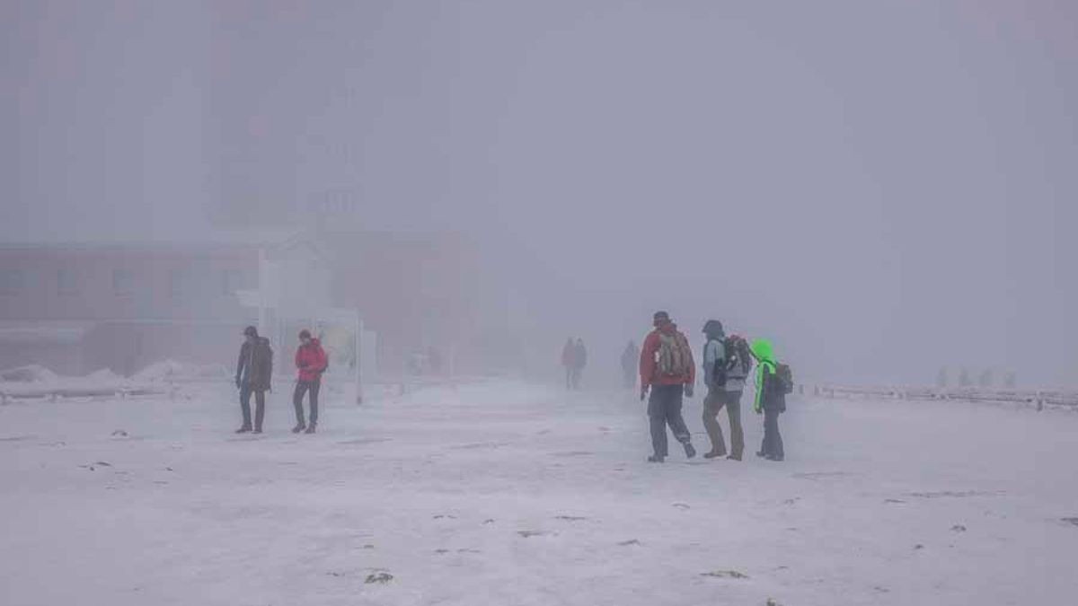 Zu Weihnachten durften sich die Menschen im Harz auf ein paar Flocken freuen. Pünktlich zu den Feiertagen liegt wieder Schnee auf dem Brocken. Bei minus vier Grad ist es zwar bitterkalt, dennoch zog es zahlreiche Wanderer auf den Berg, um einen Weihnachtsausflug zu genießen. Zwar ist es auf dem Brocken selbst neblig, doch im Tal herrscht strahlender Sonnenschein. In den nächsten Tagen soll es weiter schneien.