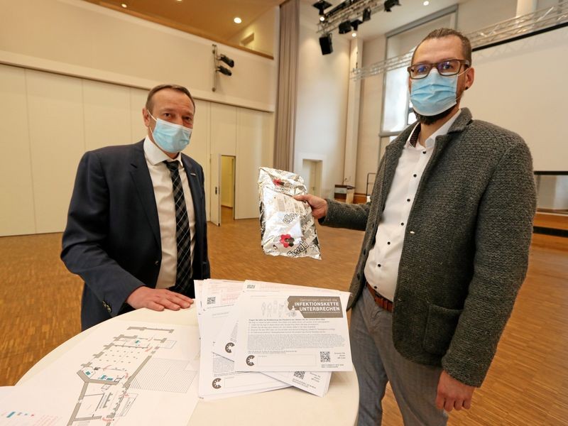 Städtisches CoronaTestzentrum in Neustadt