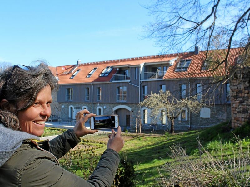 Alles ist fertig im Gutshof Lausnitz, aber keine Feriengäste in Sicht