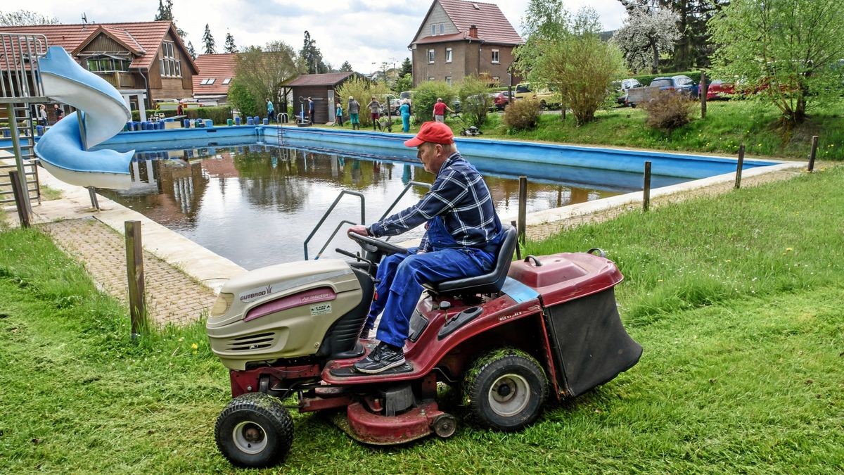 Winterstein Viel Begeisterung fürs Freibad