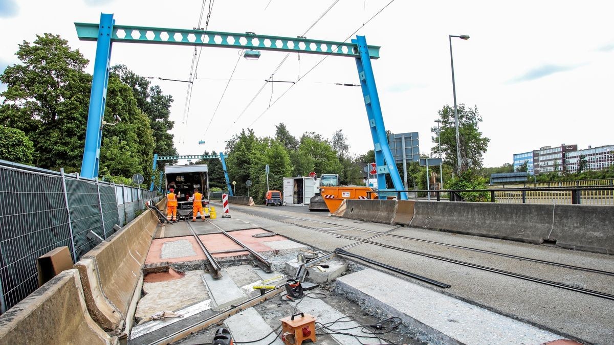 Auch in diesem Sommer Bauarbeiten auf der ÖPNVTrasse