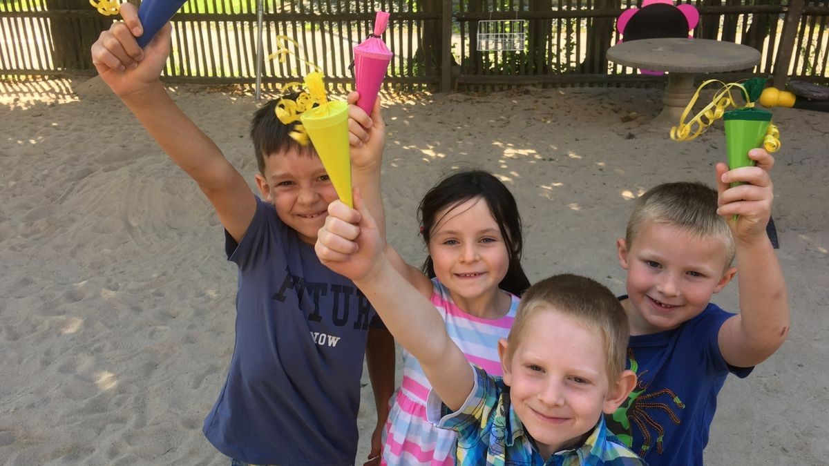 Zuckertütenfest mit tierischen Gästen im Kindergarten Nischwitz