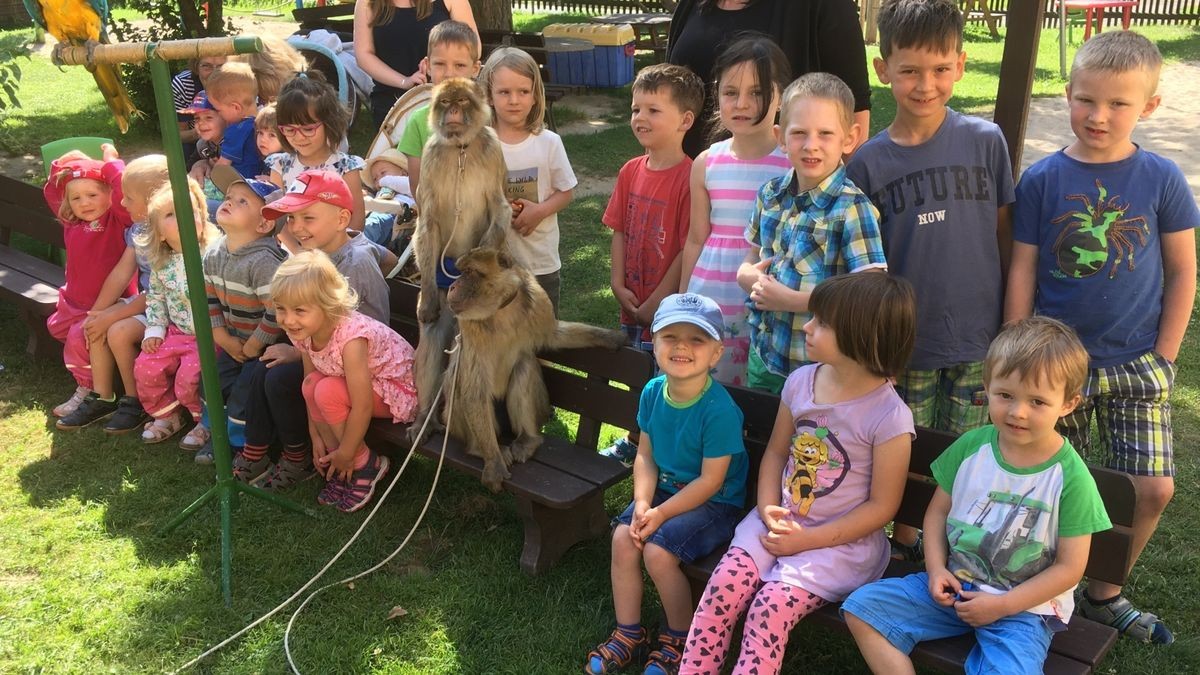 Zuckertütenfest mit tierischen Gästen im Kindergarten Nischwitz