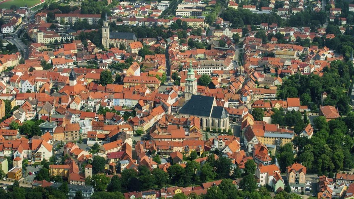 So schön sieht Bad Langensalza von oben aus