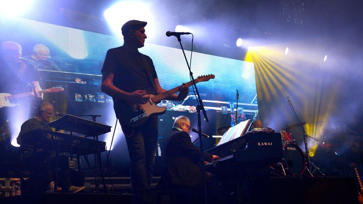 Trotz der Coronaeinschränkungen überwog bei den Gästen die Freude, nach langer Pause endlich wieder ein solch großes Open-Air-Konzert erleben zu können.