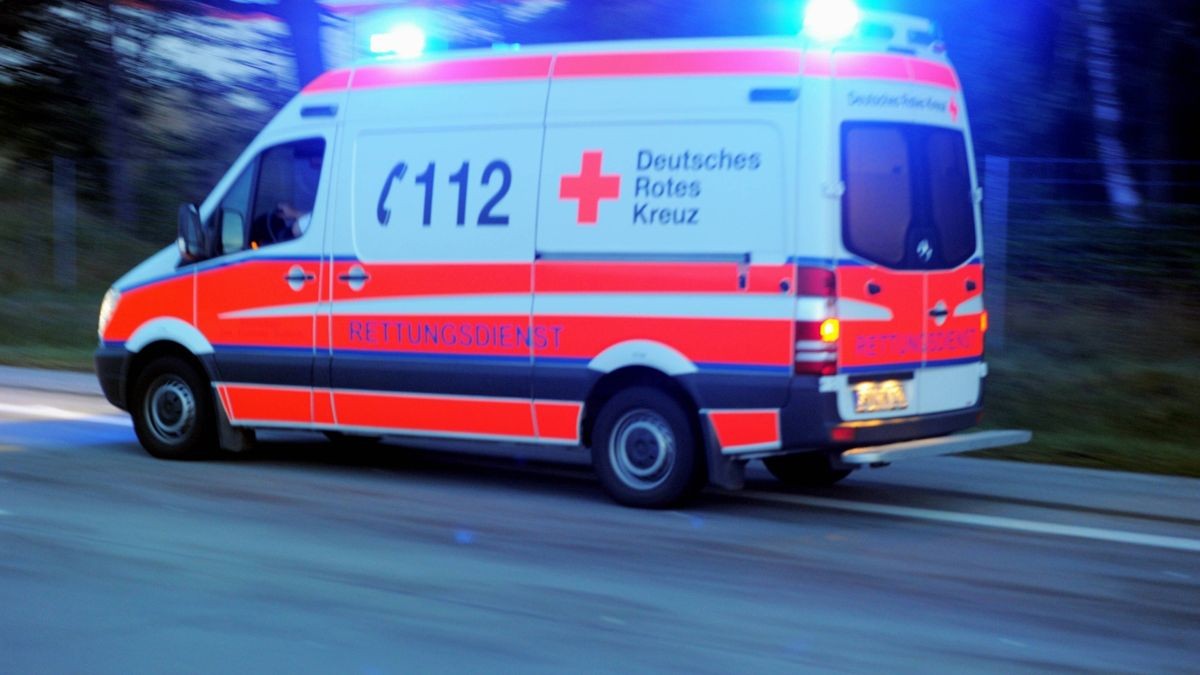 Die vier Insassen des Autos kamen in ein Krankenhaus. (Symbolbild)