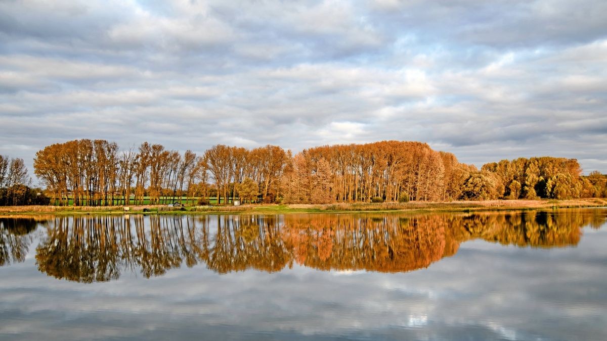 Im Stausee Friemar steigt sehr allmählich der Wasserstand. Der See ist auch für die Naherholung wichtig.