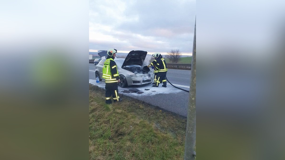 Die Feuerwehren aus Breitenworbis und Bernterode sind am späten Freitagnachmittag zu einem Autobrand auf der A38 zwischen Breitenworbis und der Abfahrt Leinefelde-Worbis gerufen worden.