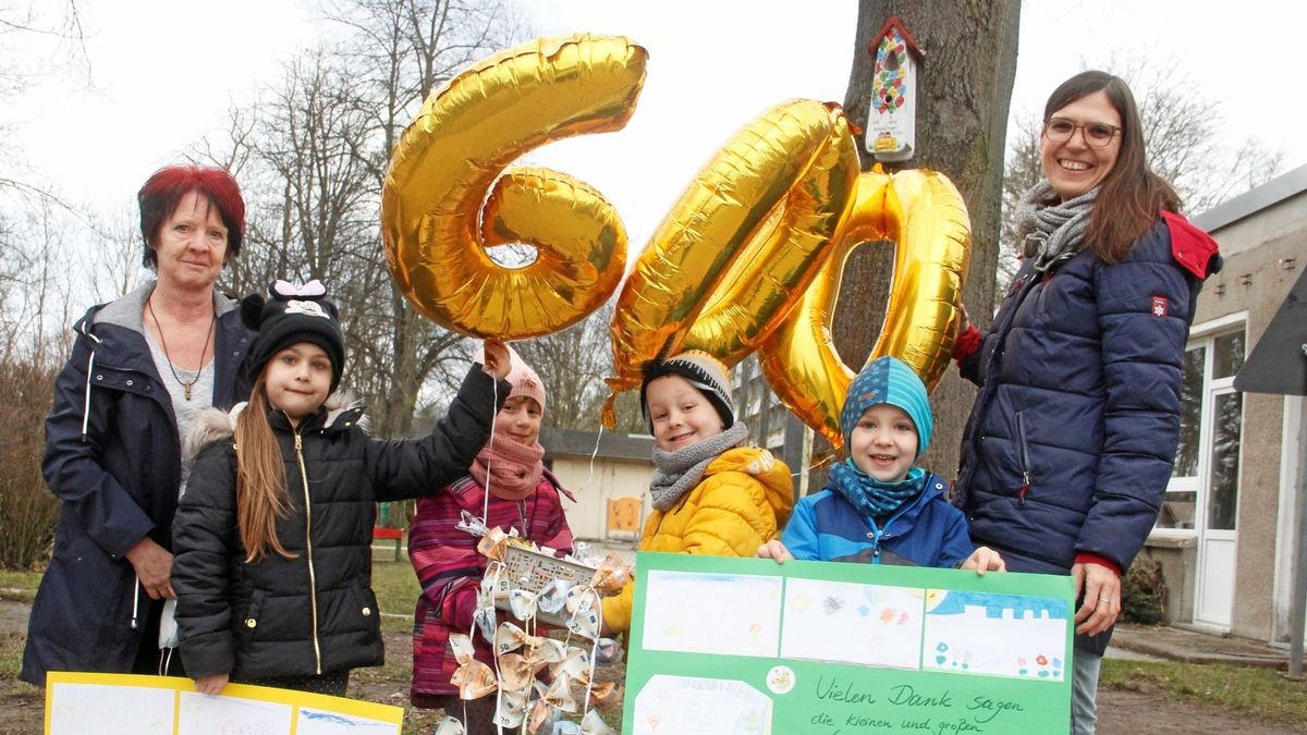 Spende ermöglicht neue Gartenbänke für Kindergarten in Gera-Langenberg
