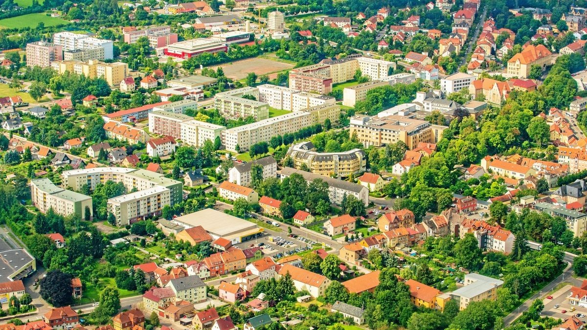 Blick auf Bad Langensalza Süd. Studierende der FH Erfurt haben nun Vorschläge für die gestalterische und soziale Entwicklung des Quartiers erarbeitet.