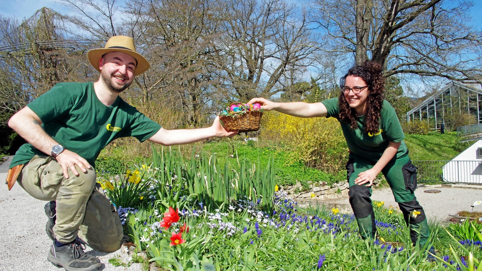 Ostereier im Botanischen Garten Jena finden