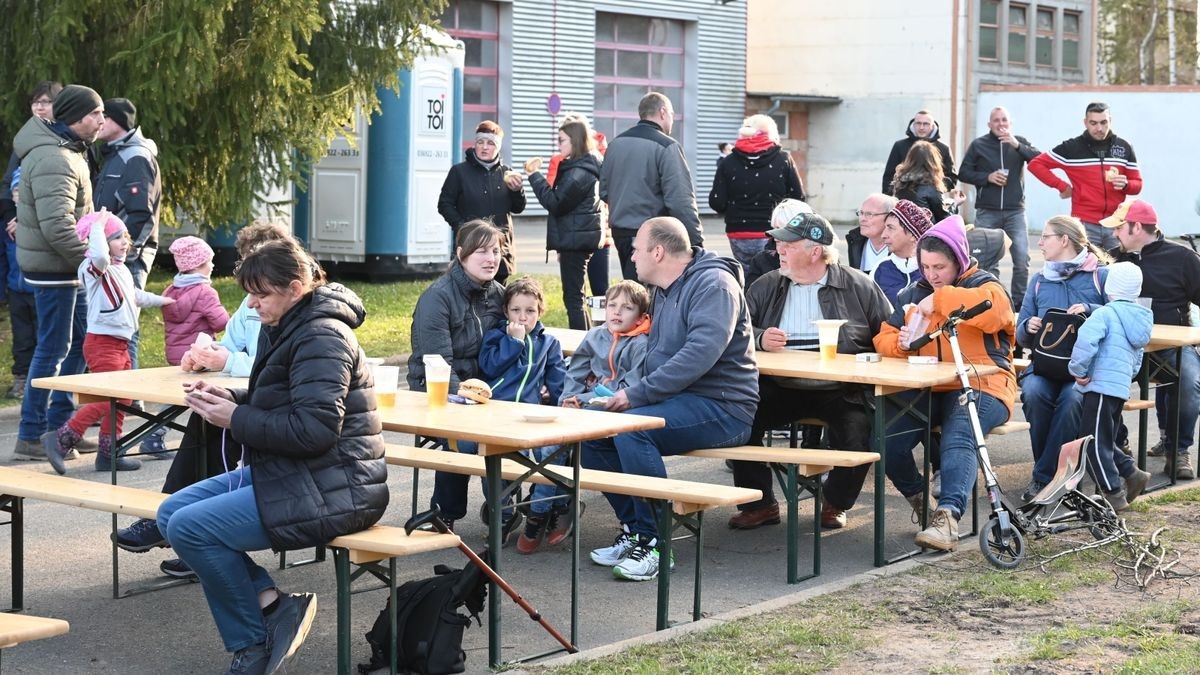 Osterfeuer in Blankenhain