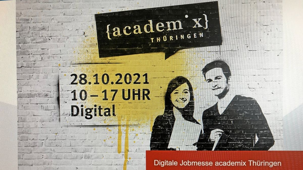 Mit Aktionen wie der Jobbörse „Academix“, im Oktober des Vorjahres, wirbt die Thüringer Agentur für Fachkräftegewinnung aktiv um Interessenten für offene Stellen.   