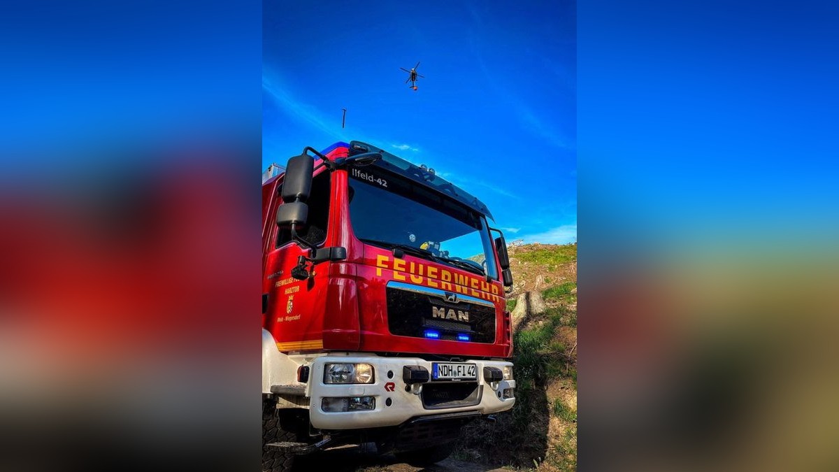 Zu einem Waldbrand wurden am Sonntag die Einsatzkräfte der Feuerwehren Niedersachswerfen , Ilfeld/Wiegersdorf sowie Neustadt/Osterode alarmiert.