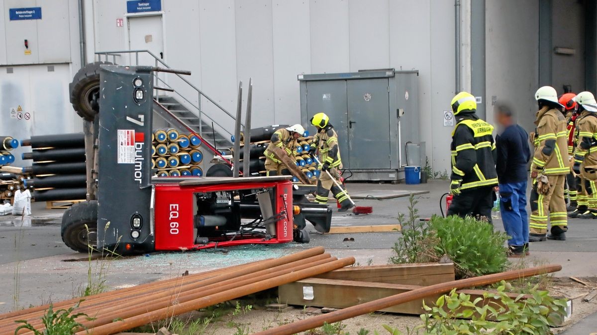 Mehrere Feuerwehren waren im Einsatz.