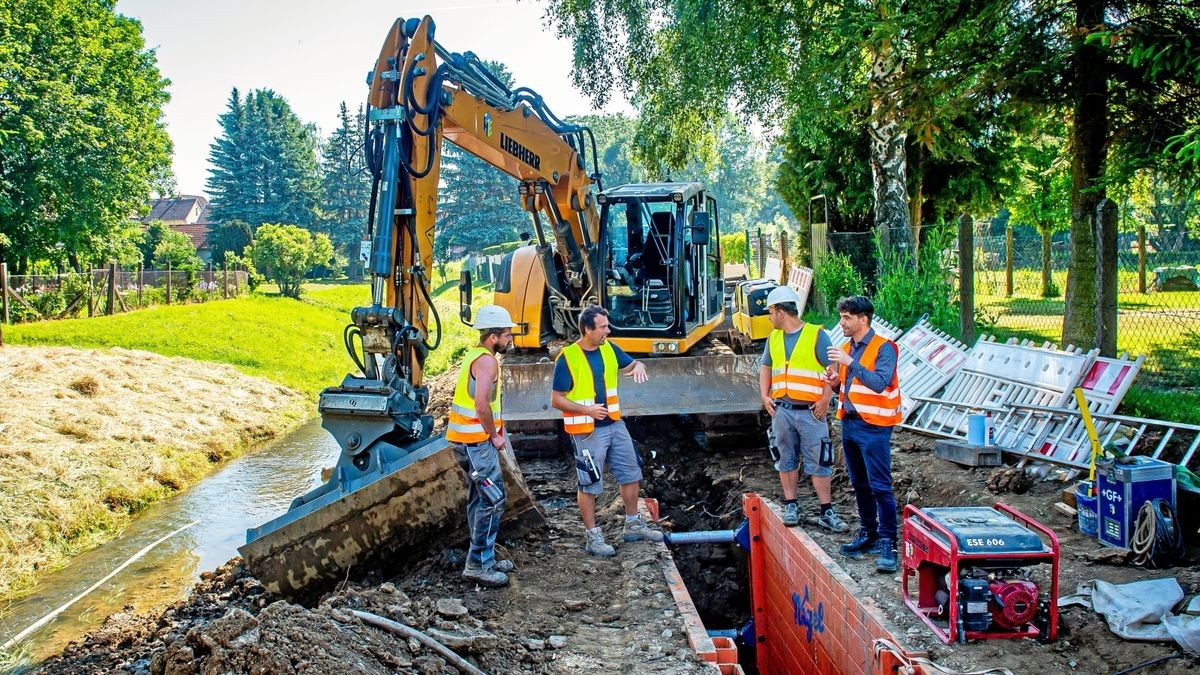 Weitere Haushalte an Abwasserkanal in Lengefeld