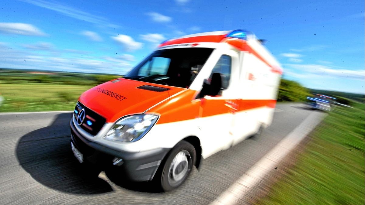 Der Rettungsdienst musste am Mittwoch in die Nähe von Leina ausrücken. (Symbolfoto)