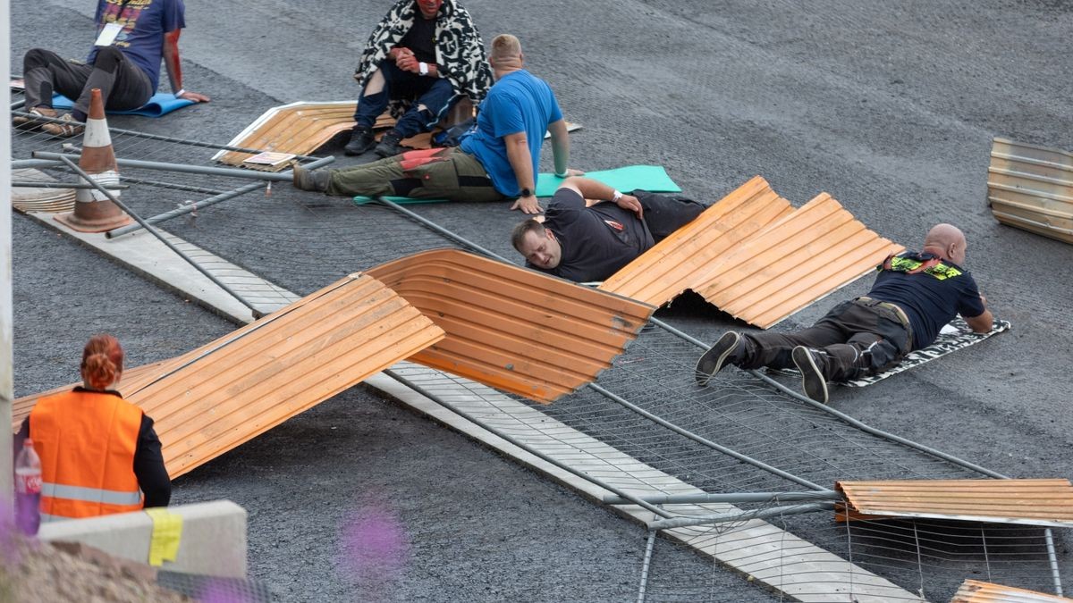 Weitere Bilder der Großübung.