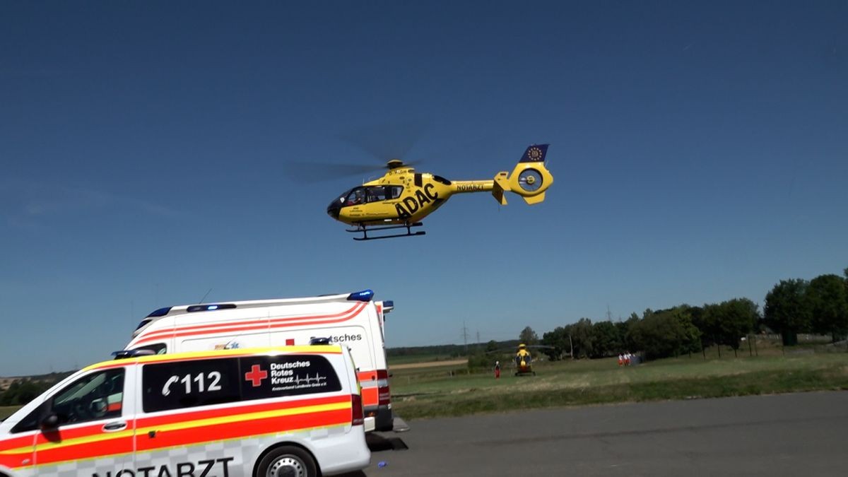 Beide Personen wurden mit Verdacht auf eine Kohlenmomoxidvergiftung nach Halle ins Krankenhaus eingeliefert. 